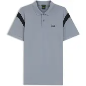 BOSS Union Paddy 10255848 Green Short Sleeve Polo Bleu XL Homme