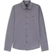 Hugo Boss pour homme. 50519748 Chemise Mysoft marine (S), Casuel, Coton, Manche longue