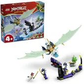 LEGO NINJAGO Zane et la bataille contre le dragon de glace, jeu de construction, à partir de 4 ans, plastique, 141 pièces, 410 g