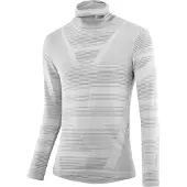 Löffler Maillot de corps à manches longues Loeffler m Col roulé L / S Transtex  Retr'x-Gris