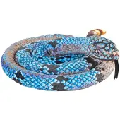 Wild republic Living Earth Snakes Teddy 152 Cm Bleu Enfants