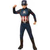 Rubies Captain America Avengers Endgame Classic Kids Costume Bleu 3-4 Years Enfants