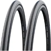 Schwalbe 2 pneus 23-559 RightRun, gris/noir, pour fauteuil roulant, avec protection K-Guard, dimensions 26x7/8