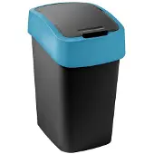 Curver Poubelle FLIP BIN 9 l noir/bleu