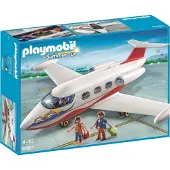 Playmobil 6081 Avion avec pilote et touristes