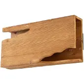 LUCANDE Applique Murale , Tarry, dimmable, Bois, Salon / séjour, Bois, Rustique