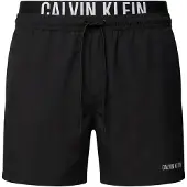 Calvin Klein Swimwear Shorts de bain 'Intense Power' noir / blanc