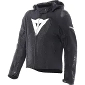 Dainese SUPER SPRINT AIR TEX JACKET WMN - BLACK/WHITE ,Noir/Blanc ,42