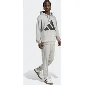 Adidas Survêtements 'BIG LOGO HOODED' gris / noir