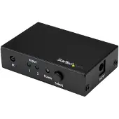 StarTech.com Hdmi 2.0 Switch 2 Port 4k Cable Noir