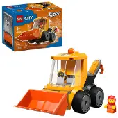 LEGO City 60483 Véhicules - Chargeuse de chantier - Jeu créatif pour les enfants de 5 ans et plus - Idée cadeau