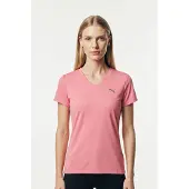 Puma Femmes, T-shirt de sport, W Tad Essential Vneck Tee (S), Pink, Rose, S