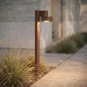 LUCANDE Luminaires d'extérieur , Elune, Brun / rouille, Aluminium, Moderne
