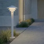 LUCANDE Luminaires d'extérieur , Montaro, Blanc, Aluminium, Moderne