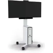 Durable Chariot mobile TV COWORKSATION, Blanc, 370202