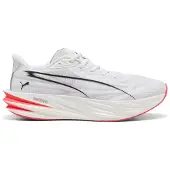 Puma Chaussure de course 'Deviate Pure NITRO' noir / argent / blanc