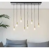 Brilliant Lampe suspendue Darcia avec 8 pendules