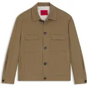 HUGO Veste de costume Slim en twill infroissable
