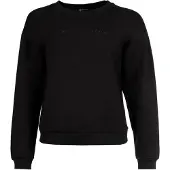 Armani Exchange pour femme. XW000835AF13397UC001 Sweat-shirt ras du cou noir (XL), Casuel, Viscose