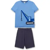 Sanetta Pyjama marine / azur / bleu outremer / noir
