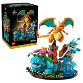 LEGO Pokémon 72153 Bisaflor, Glurak et Turtok