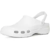 Ladeheid Sabots Eva légers pour femmes et hommes LA-885 (blanc, 45 UE)