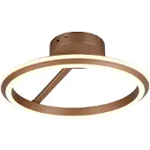 Valotorni Plafonnier rond Amador Brun moka