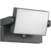 TRIO Applique murale directionnelle Kansas anthracite avec capteur