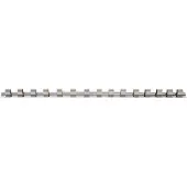 Bgs 2540 Rail à emboîter avec 15 clips, 12,5 (1/2)