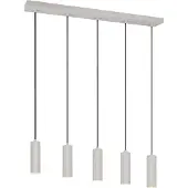 TRIO Suspension 5 lumières Soka gris