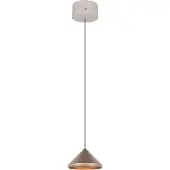 TRIO Suspension moderne Laguna Ø 18cm marron café