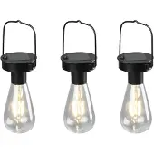 TRIO Lampes solaires Campus lot de 3