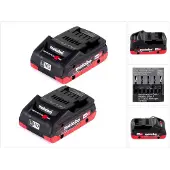 Metabo Set de batteries: 2x Batteries LiHD 4,0Ah 18V (625367000)