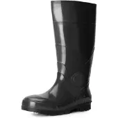 Ladeheid Bottes PVC pour hommes LA-914 (noir, 44)