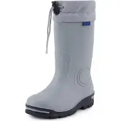 Ladeheid Enfants Filles Garçons Bottes de pluie LARB014 (Gris, 27)
