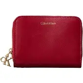 Calvin Klein Porte-monnaies 'RFID Monogram' rouge