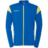 Uhlsport Squad 27 Polyester Jacket Kids - Azure Blue / Lime