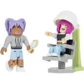 Jazwares Roblox game set - Brookhaven : Hair & Nails game characters hairdresser