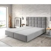 DELIFE Cadre-de-sommier Dream-Fine 160x200 MicrofibreGris