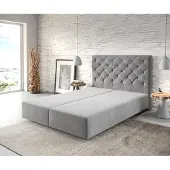 DELIFE Cadre-de-sommier Dream-Great 140x200 MicrofibreGris