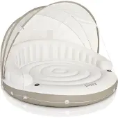 Intex Île gonflable avec auvent Matelas gonflable 199x150cm 58292