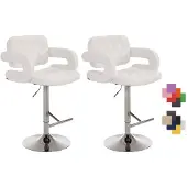 CLP lot de 2 tabourets de bar Dublin