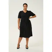 KAFFE CURVE Robe 'Venedy' noir