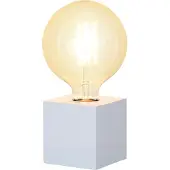 Best Season - Lampe en bois "Kub", avec douille E27, avec interrupteur ; 296-33