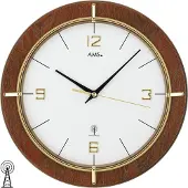 AMS Horloge murale radio, mouvement radio, D29x5cm, 5832