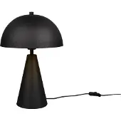 TRIO Lampe de table minimaliste ALFIE, noir mat, 1xE27x40W, métal, dim. : 43x30x30 cm, IP20,