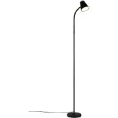 TRIO Lampadaire LED, noir, flexible, H 145 cm