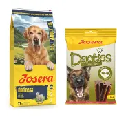 Josera Adult Optiness 2x12,5 kg pour chiens de races moyennes et grandes avec de grosses croquettes