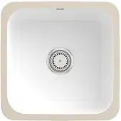 Villeroy & Boch Villeroy&Boch Evier, Evier de cuisine Cisterna 50 Blanc Alpin 445x445mm, Largeur meuble bas 50cm