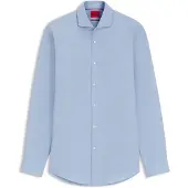 HUGO Chemise Slim Fit en coton à manches très longues